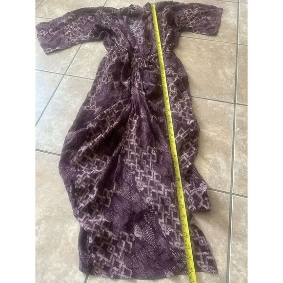 RINKU 0 Kimono Style MIDI Dress Animal Print - Picture 5 of 6